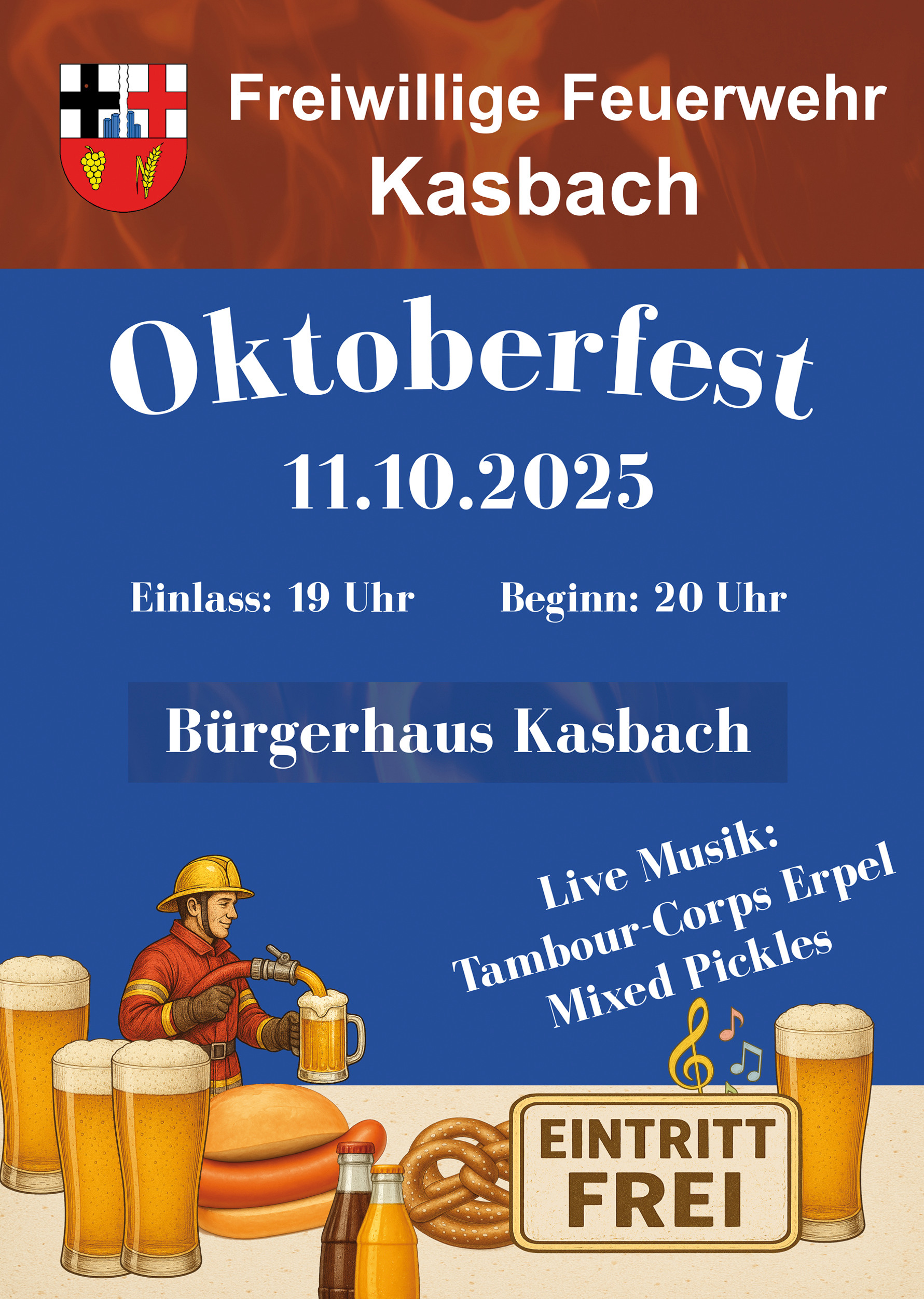 Oktoberfest in Kasbach am 11.10.2025
