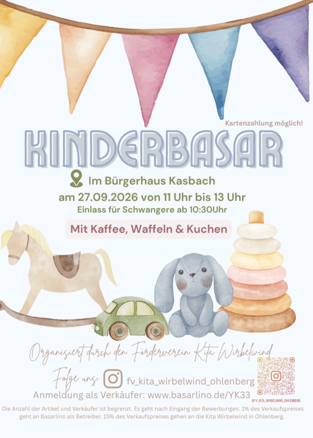 Kinderbasar im B&uuml;rgerhaus Kasbach am 27.09.2026